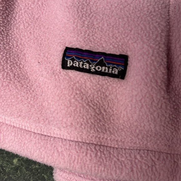 Patagonia Light Pink Synchilla Fleece Half Zip Pullover Jacket - Picture 3 of 3